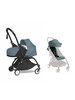 Babyzen YOYO2 Stroller Black Frame with Aqua Newborn Pack & FREE 6+ Color Pack image number 1